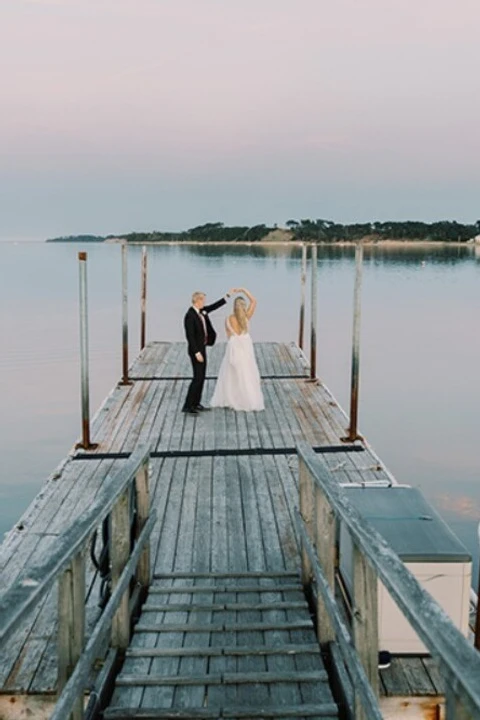 A Waterfront Wedding for Christie and Paul