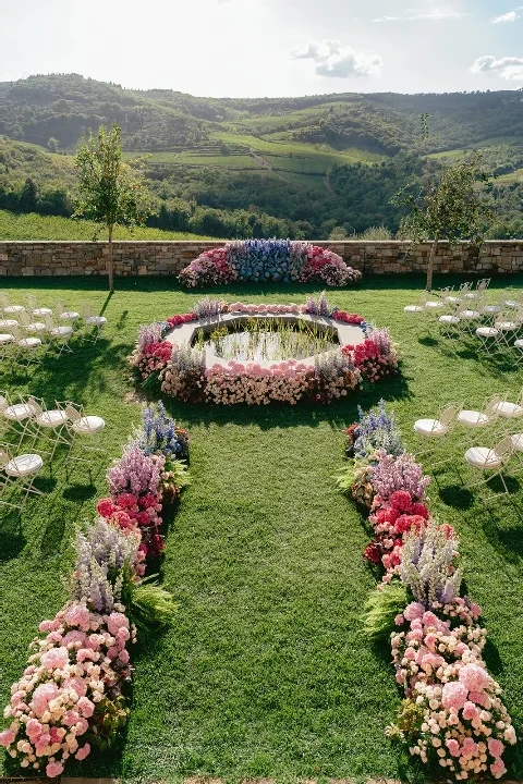 A Colorful Wedding for Joy and Will