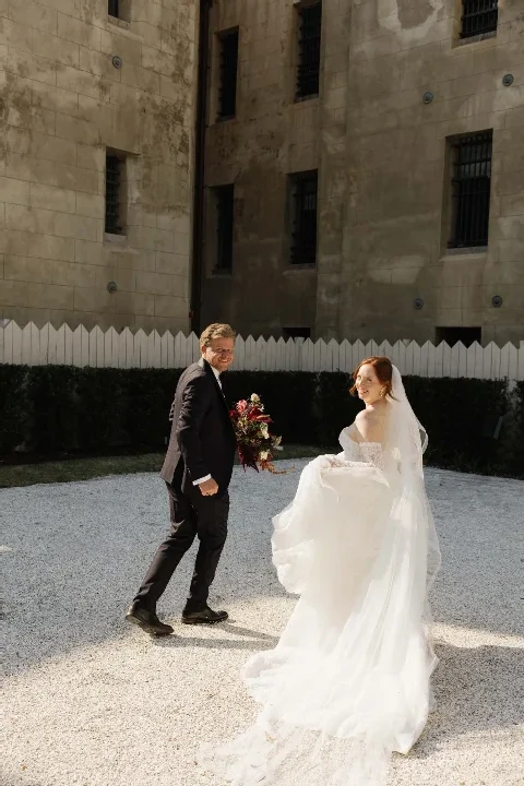 A Moody Wedding for Melanie and Steve